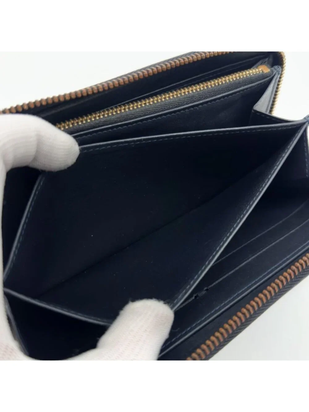 Louis Vuitton Zippy Wallet Black Vernis Round